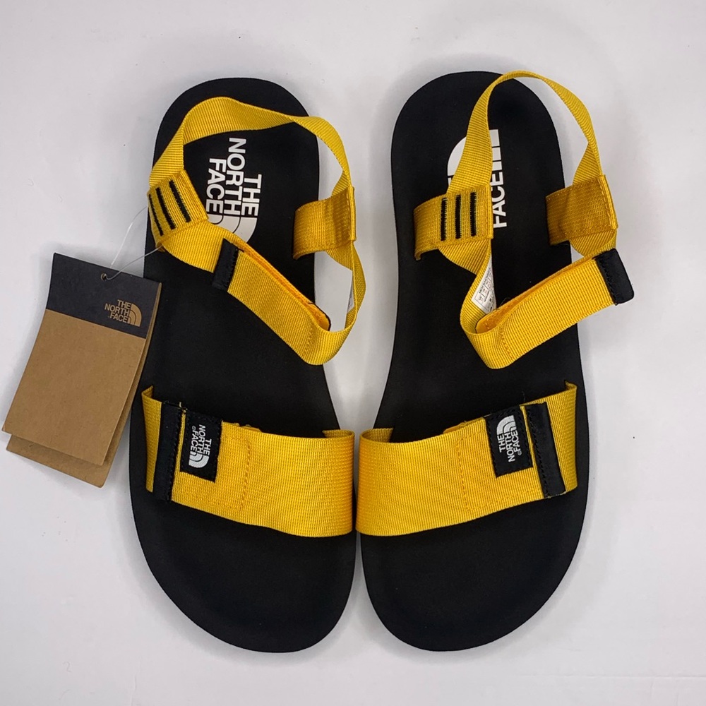 New THE NORTH FACE Skeena Mens Sandals black/yellow size 11
